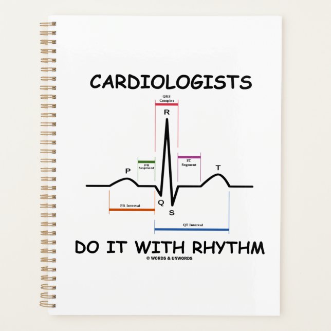 Kardiologen tun es mit Rhythm EKG Sinus Rhythm Planer (Vorderseite)