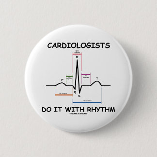Kardiologen tun es mit Rhythmus (EKG/EKG) Button