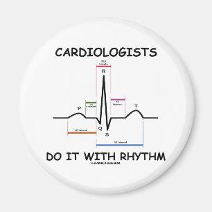 Kardiologen tun es mit Rhythmus (EKG/EKG) Magnet