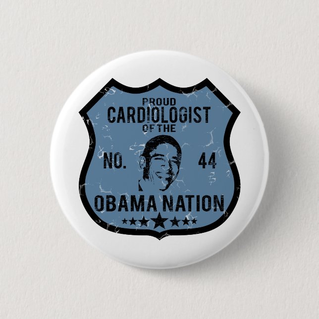 Kardiologeobama-Nation Button (Vorderseite)
