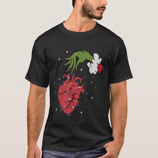 Kardiologie Anatomie Hört Weihnachtskrankheit Xmas T-Shirt (Vorderseite)