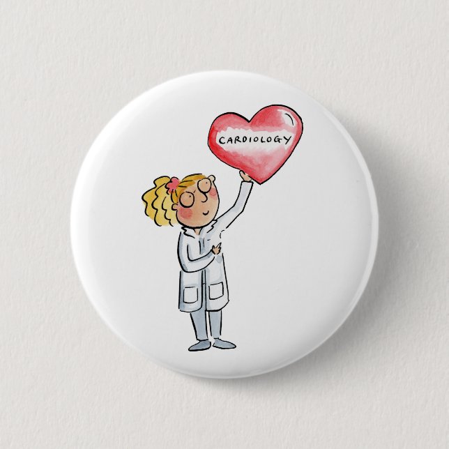 Kardiologie Button (Vorderseite)