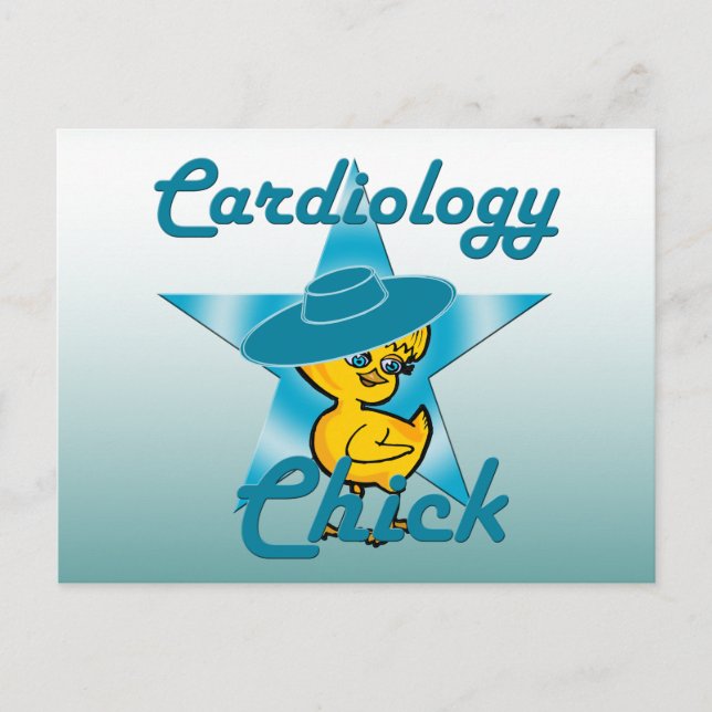 Kardiologie Chick #7 Postkarte (Vorderseite)