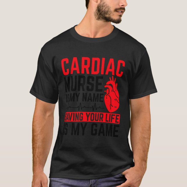 Kardiologie Herzkrankheit T-Shirt (Vorderseite)