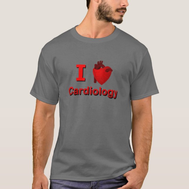 Kardiologie I <3 T-Shirt (Vorderseite)