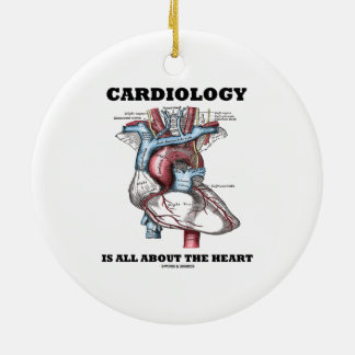 Kardiologie ist ganz über das Herz (anatomisch) Keramik Ornament