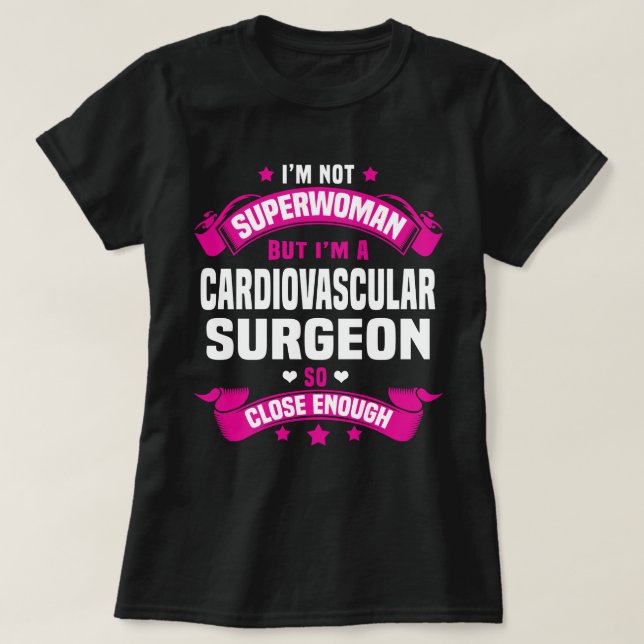 Kardiovaskulärer Chirurg T-Shirt (Design vorne)