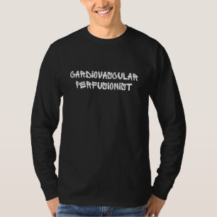 Kardiovaskulärer Perfusionsgrafffiti-Text T-Shirt