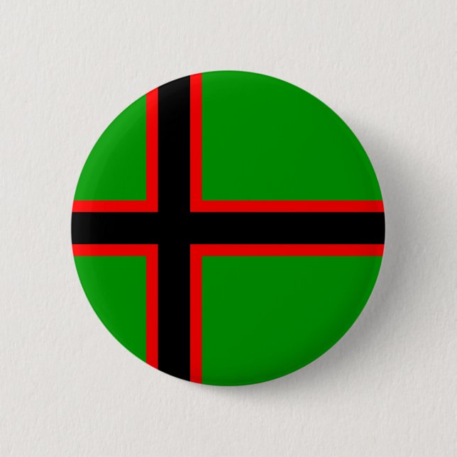 Karelia-Nationalflagge Button (Vorderseite)