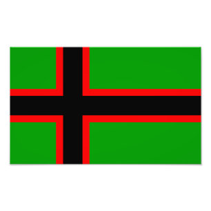 Karelia-Nationalflagge Fotodruck