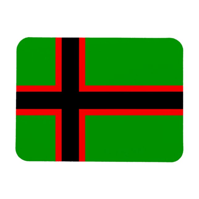 Karelia-Nationalflagge Magnet (Horizontal)