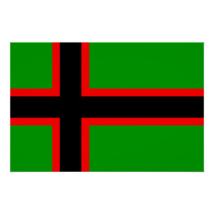 Karelia-Nationalflagge Poster