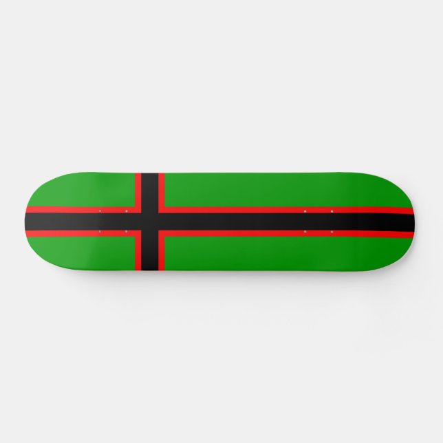 Karelia-Nationalflagge Skateboard (Horizontal)