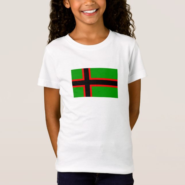 Karelia-Nationalflagge T-Shirt (Vorderseite)