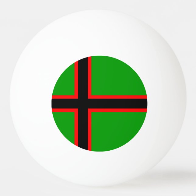 Karelia-Nationalflagge Tischtennisball (Vorderseite)