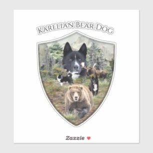 Karelian Bear Dog Aufkleber