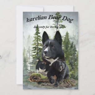 Karelian Bear Dog Einladung