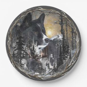Karelian Bear Dog Pappteller