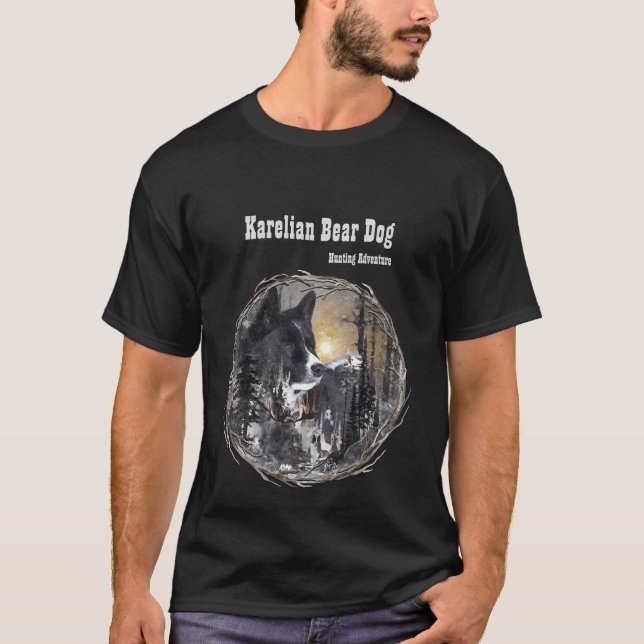 Karelian Bear Dog T-Shirt (Vorderseite)