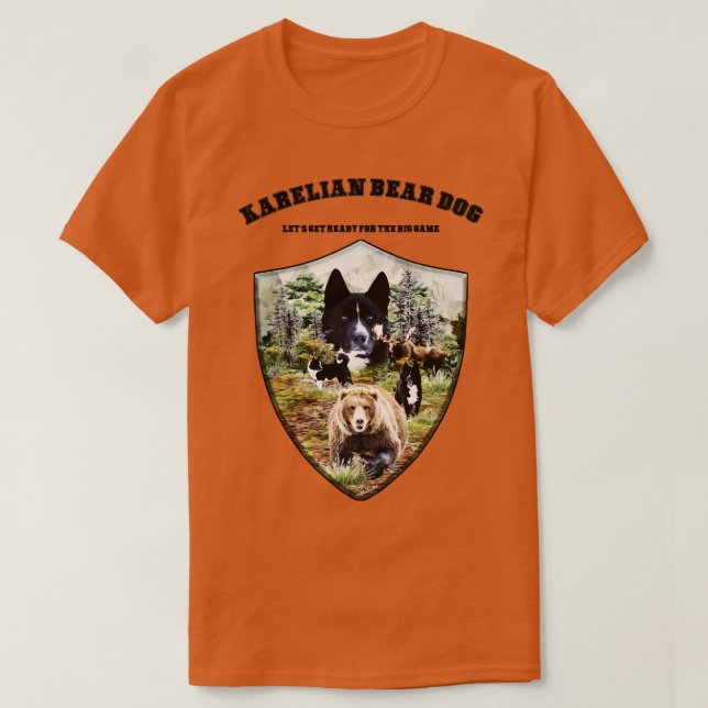 Karelian Bear Dog T-Shirt (Design vorne)