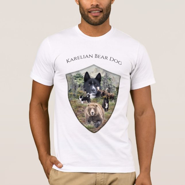 Karelian Bear Dog T-Shirt (Vorderseite)