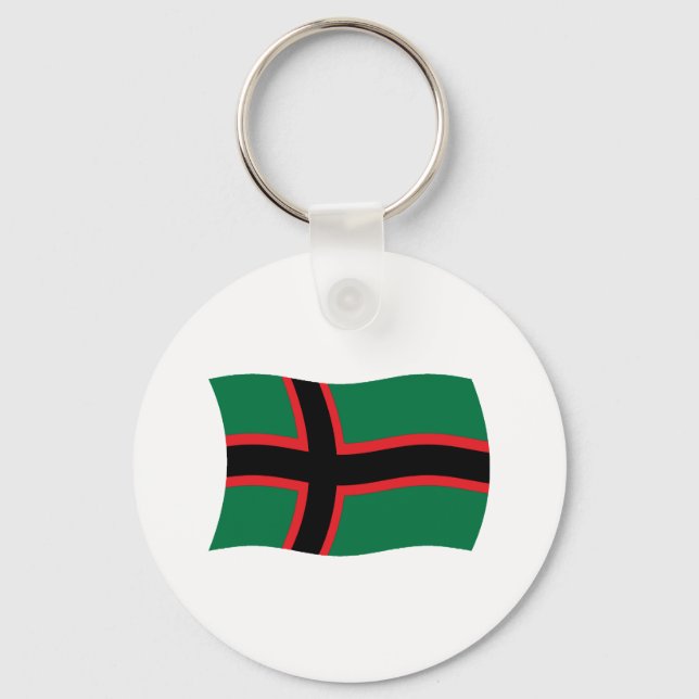 Karelians Flag Schlüsselanhänger (Vorderseite)