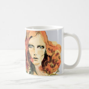 Karen Elson Watercolor-Tasse Tasse