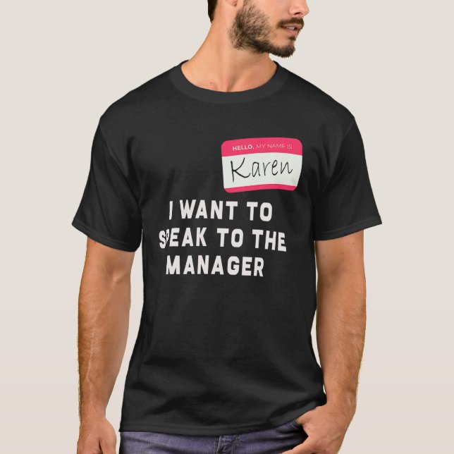 Karen Halloween Costume - Funny T-Shirt (Vorderseite)