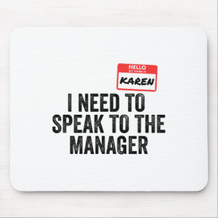 Karen Halloween Kostüm Funny Paares Matching Laz Mousepad