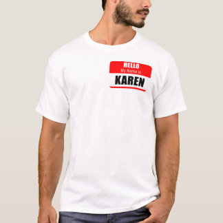 Karen Halloween-Kostüm, sprechen Sie mit dem M T-Shirt