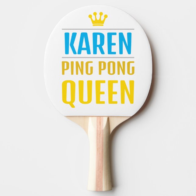 Karen Tischtennis Schläger (Vorderseite)