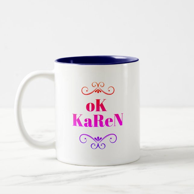Karen Zweifarbige Tasse (Links)