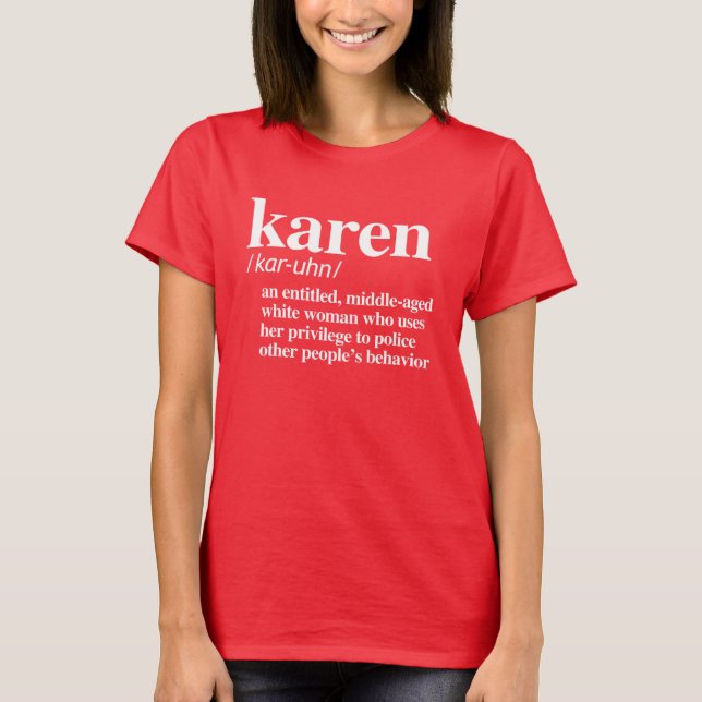 KARENDEFINITION T-Shirt (Vorderseite)