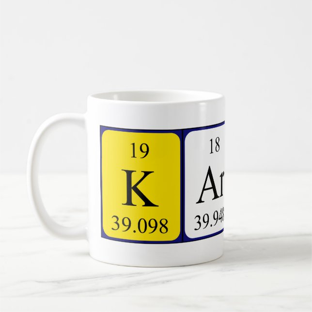 Karess Periodenname Tasse (Links)
