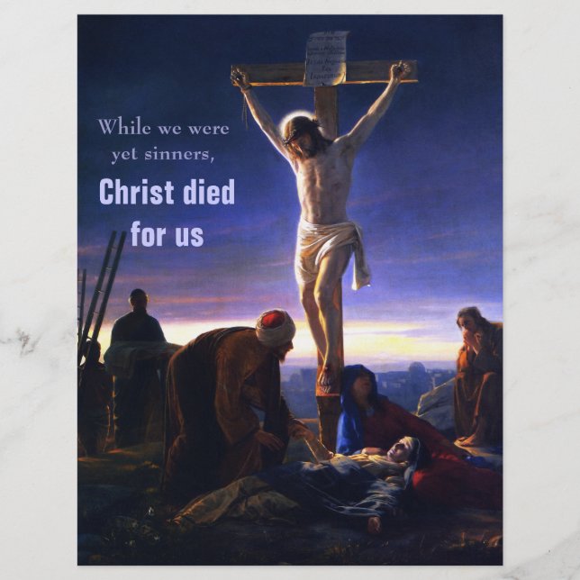 Karfreitag - individualisierbare Kirchenbulletin (Vorderseite)