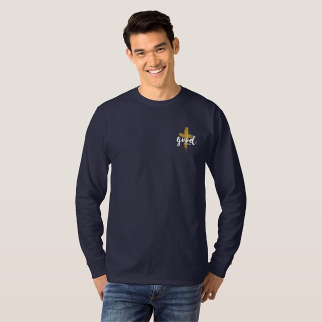 Karfreitag | Männer Langschläfe T-Shirt (Vorne ganz)