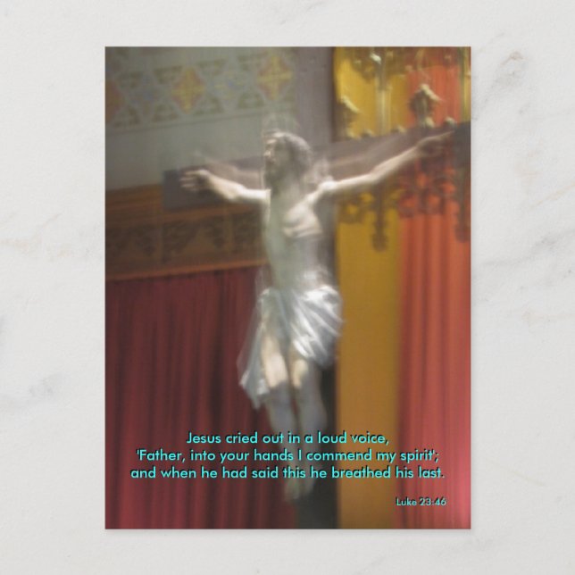 Karfreitag Postkarte (Vorderseite)