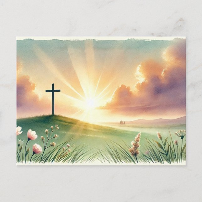 Karfreitag Postkarte (Vorderseite)