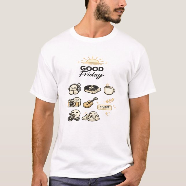 Karfreitags-Wochenend-Vibes T-Shirt (Vorderseite)