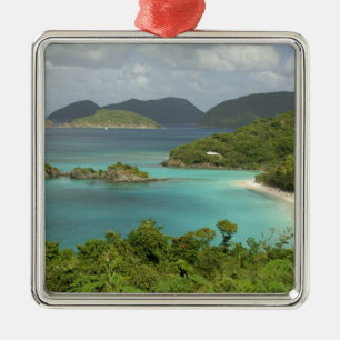 Karibik, Amerikanische Jungferninseln, St. John, T Silbernes Ornament