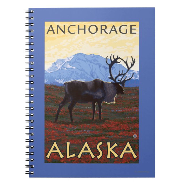Karibik - Anchorage, Alaska Notizblock (Vorderseite)