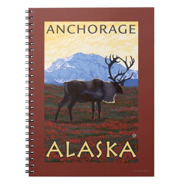 Karibik - Anchorage, Alaska Notizblock (Vorderseite)