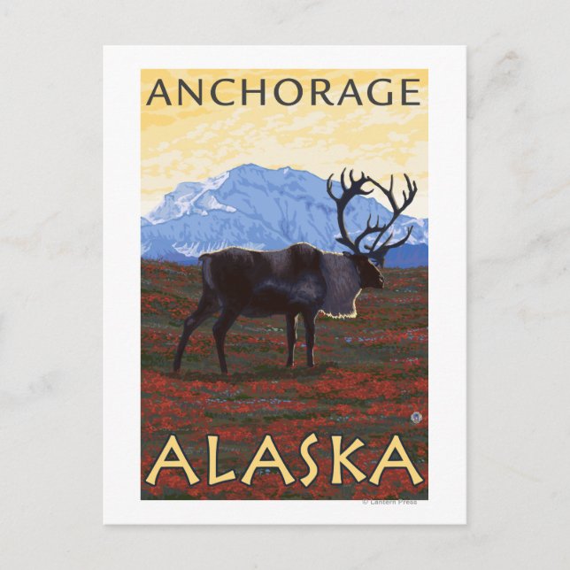 Karibik - Anchorage, Alaska Postkarte (Vorderseite)