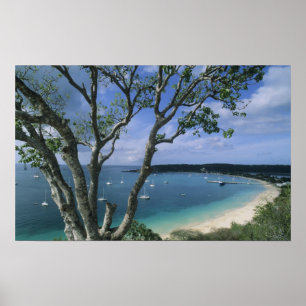 Karibik, Anguilla-Insel, Road Bay Harbour. Poster