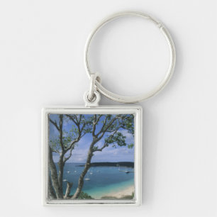 Karibik, Anguilla-Insel, Road Bay Harbour. Schlüsselanhänger