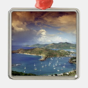 Karibik, Antigua. Silbernes Ornament