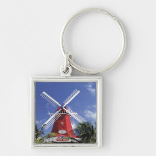 Karibik, Aruba. Alte Mühle, umgebaut in 'Mühle Schlüsselanhänger