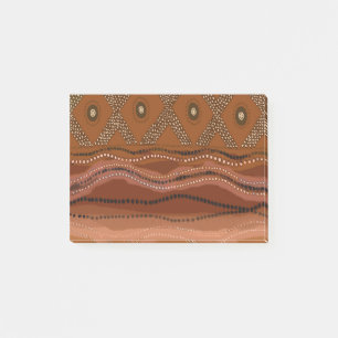 Karibik Batik - Klein Post-it Klebezettel