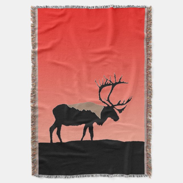 Karibik bei Sunset - Original Wildlife Art Decke (Vorderseite Vertikal)