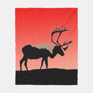 Karibik bei Sunset - Original Wildlife Art Fleecedecke